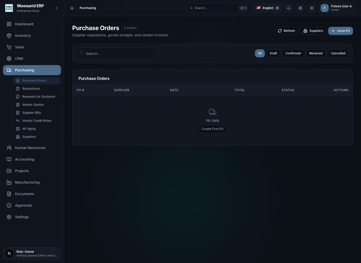 Mawaarid Complete spend visibility from purchase request to vendor settlement